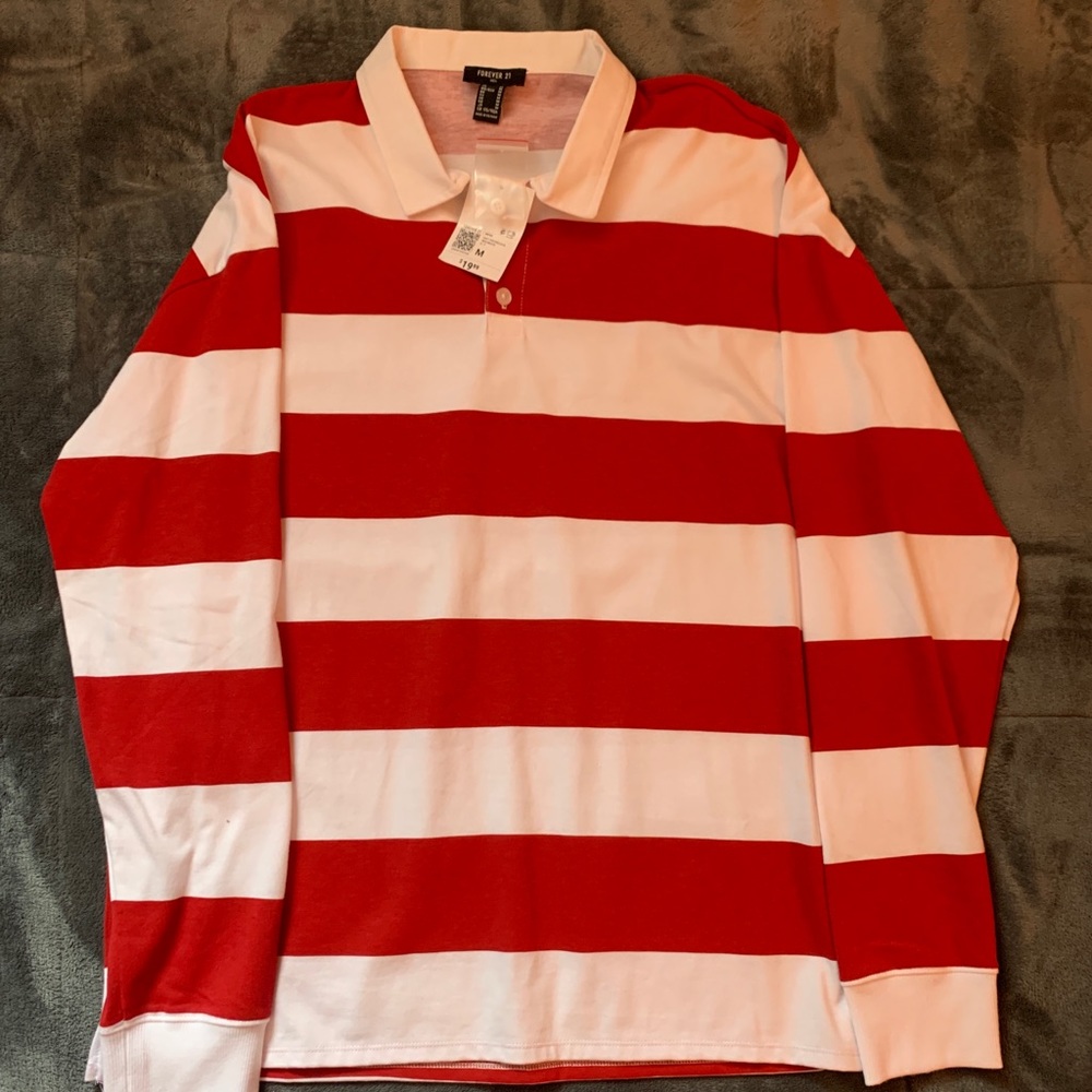 NEW Red Striped Tee